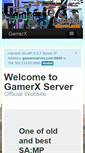 Mobile Screenshot of gamerxserver.com