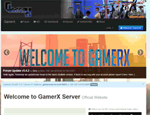 Tablet Screenshot of gamerxserver.com